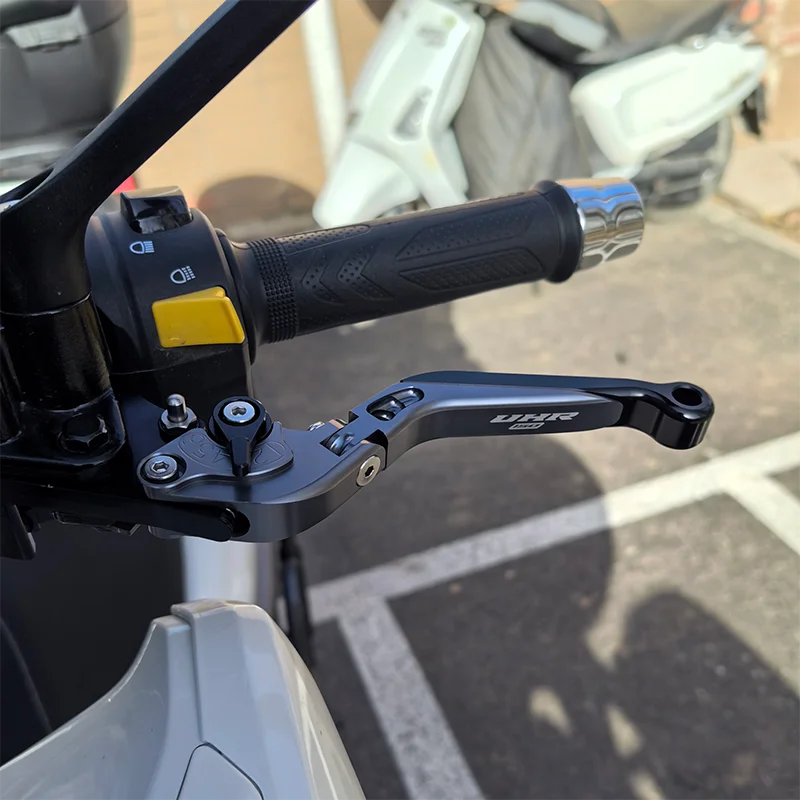 Chekis Genuine Motorcycle Accessories Are Suitable for Haojue Uhr125 Uhr150 Modified Brake Horns with Parking Function Brake Lever Parking Brake