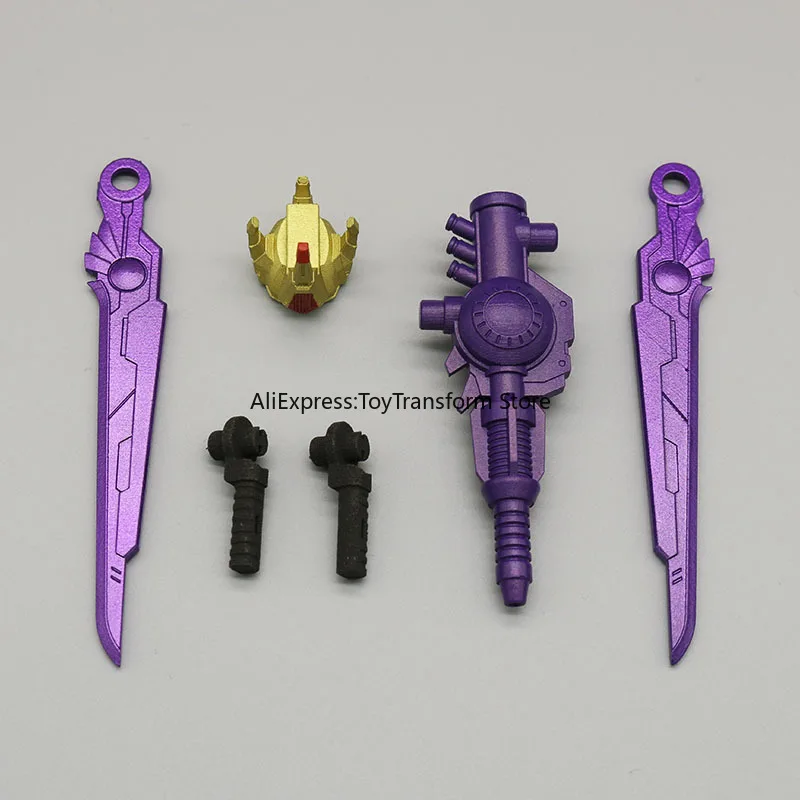 Crown arma Lightning Warrior sneaker Rubber Filler Upgrade Kit di accessori per la trasformazione Legacy Evolution Series Starscream