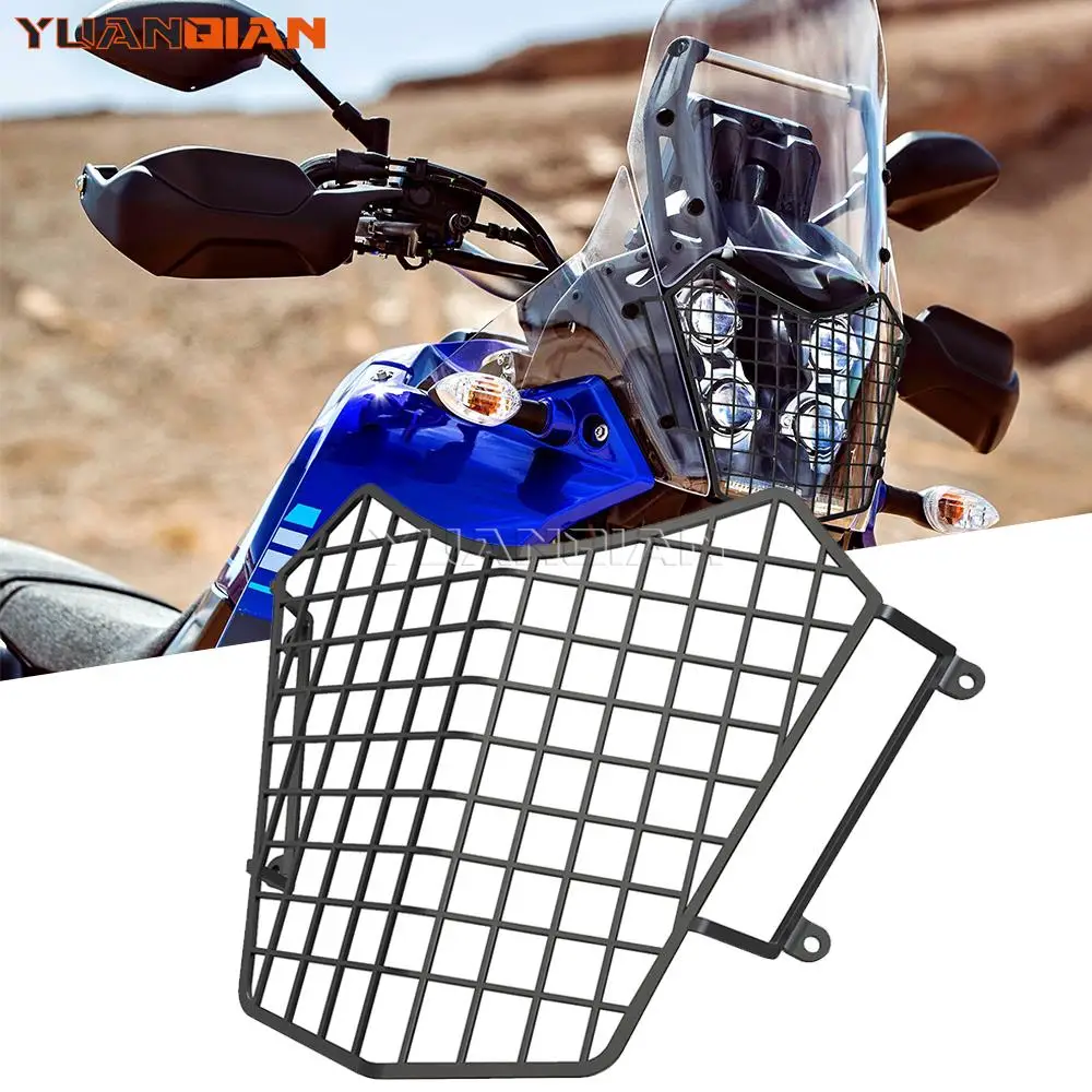 

Motorcycle Front Headlight Head Light Headlamp Guard Cover Protection Grille FOR YAMAHA TENERE 700 WOLD RAID TENERE700 2022 2023