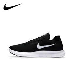 Original Nike Free RN Flyknit Men's Running Casual Marathon Professional Breathable Shoes Sneakers 880843-001