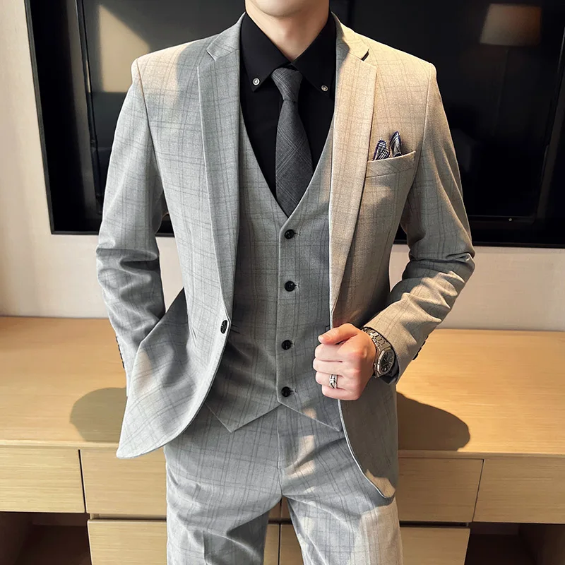 بدلة مأدبة عصرية للرجال، رقص، مغني، مضيف، فستان مأدبة زفاف غير رسمي متقلب، بدلة أداء نجمة ذكر 2026 #4