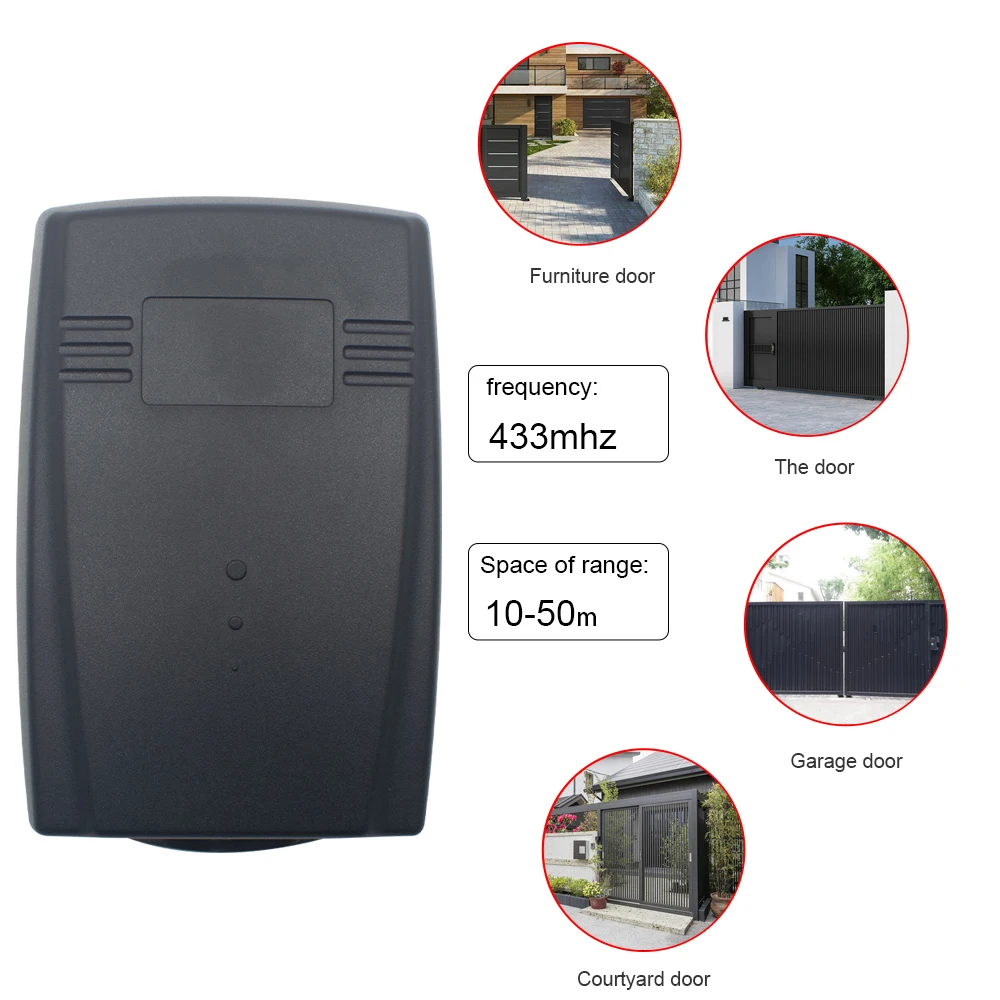 Universal Fernbedienung Garagentor Empfänger 433 mhz 2CH 12 V 24 V Controller Tor Öffner 433,92 mhz Feste Rolling code Sender