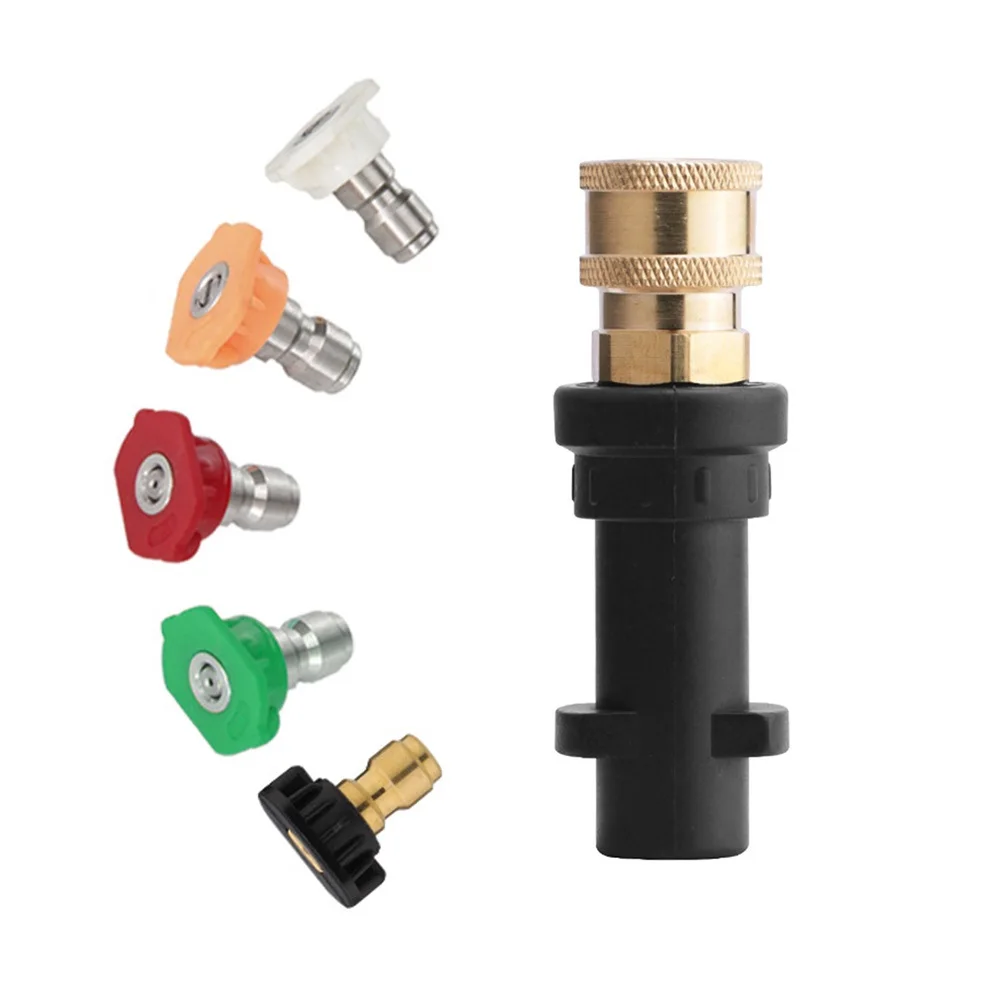 Car High Pressure Gun Washer Nozzles For Karcher K K2 K3 K4 K5 K6 Foam Clean Tool Adapter 12mm Motorcycle Automotive Accessories