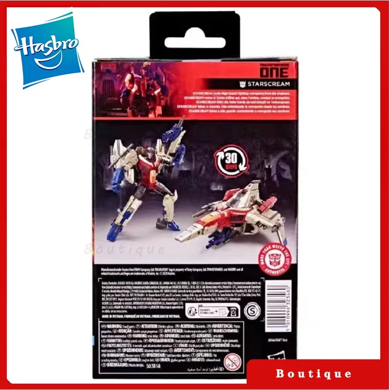 Op voorraad Hasbro Transformers speelgoedStudio Series Starscream Modellen Anime Film Speelgoed Robots Actiefiguren Geschenken Hobby's