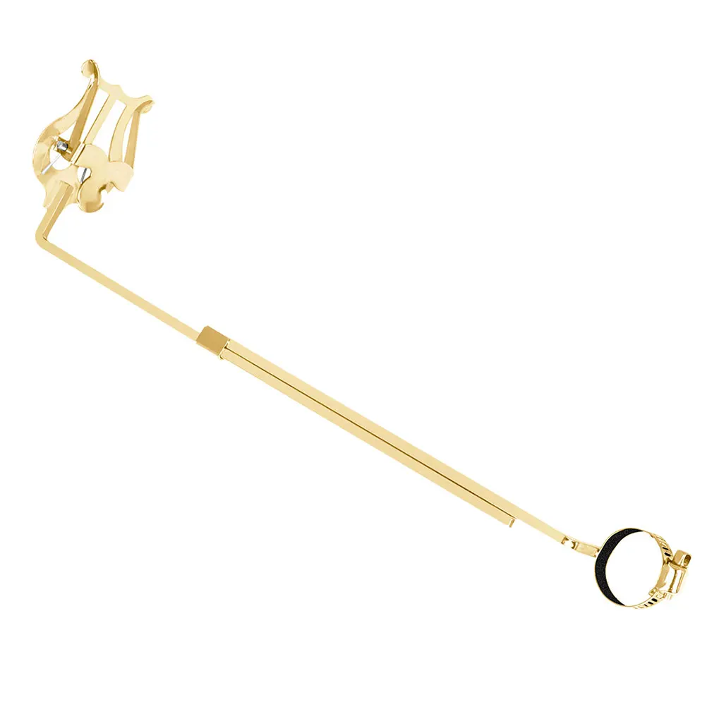 

1pcs Portable Flute Lyre Sheet Music Holder Durable Iron Clip For Clarinet Trombone Marching Band Musical Instrument Accessories