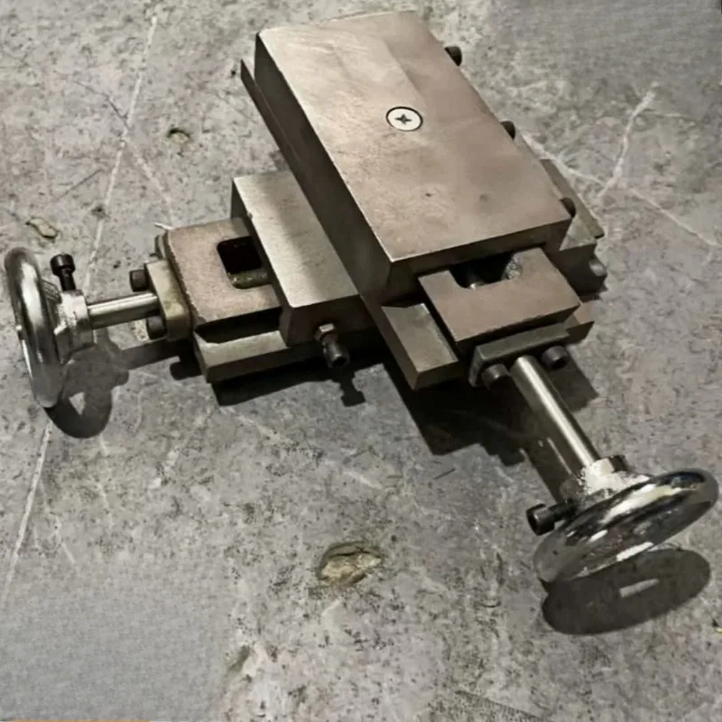 Cast iron dovetail groove miniature splicing cross trailer xy axis small sliding table guide rail table