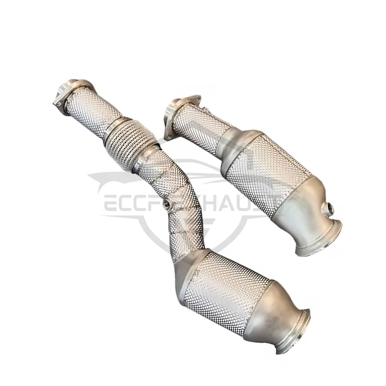 

Sports Stainless steel Downpipe With Heat Shield For BMW M3 Aggressive Exhaust Sound High Flow Performance Upgrade