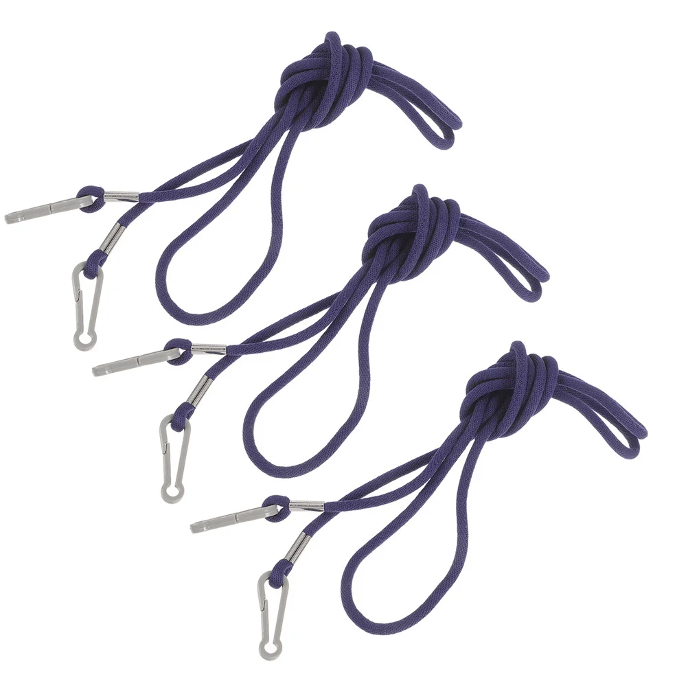 3Pcs Glove Strap Anti-Lost Rope Winter Gloves Holder Portable Multi-Function Mitten Clips Nylon Lanyard Gloves Rope