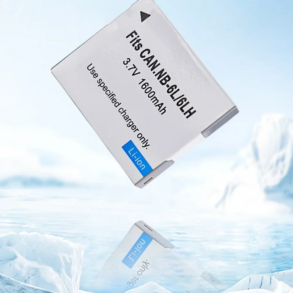 NB-6L 1600mAh Digital Camera Battery Suitable for Canon SX700 SX710 SX700HS S120 S110 SX170 IS S200 280HS S95 SX530 SX270HS