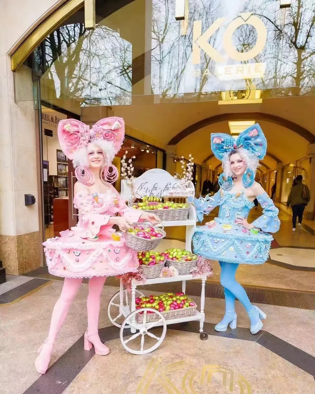 8 Colors Cute Candy Cake Dress+Bow Headress Parade Bar Opening Singer Dance Stage Party Rave Club Outfits Christmas Clothing