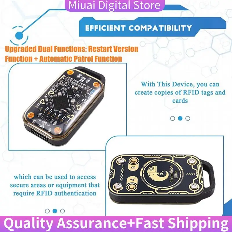 

Chameleon Ultra Smart Card Emulator+CUID Keychain RFID Smart Chip Reader 125K 13.56M Card Decode NFC Duplicator-A74Z