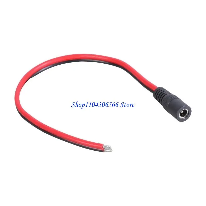 02DD DC5.5mmx2.1mm Power Pigtails Cord For LED Strips Light CCTV Camera Accessories