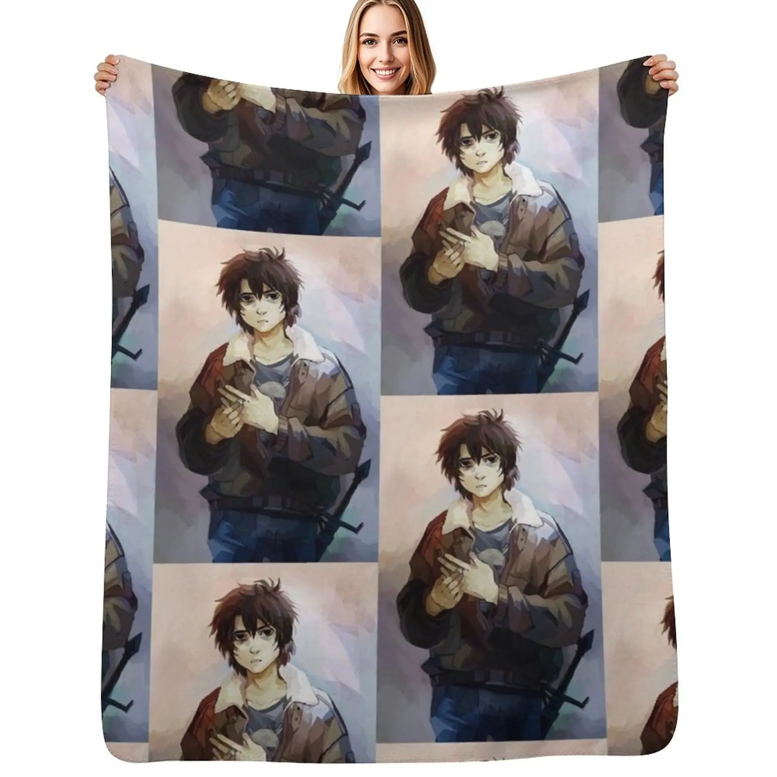 

Nico Di Angelo Throw Blanket halloween Sleeping Bag christmas gifts Winter beds Blankets