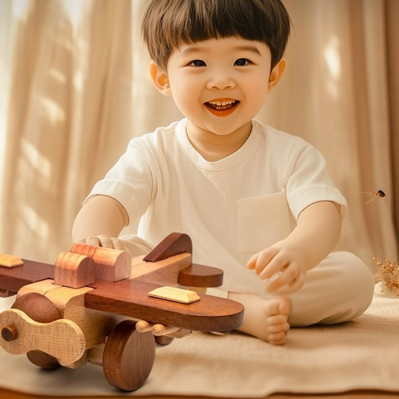 الأطفال اليدوية بنة التعليمية تجميعها لعبة أطفال نموذج طائرة سيارة بنة تجميع لغز هدية الطفل #3