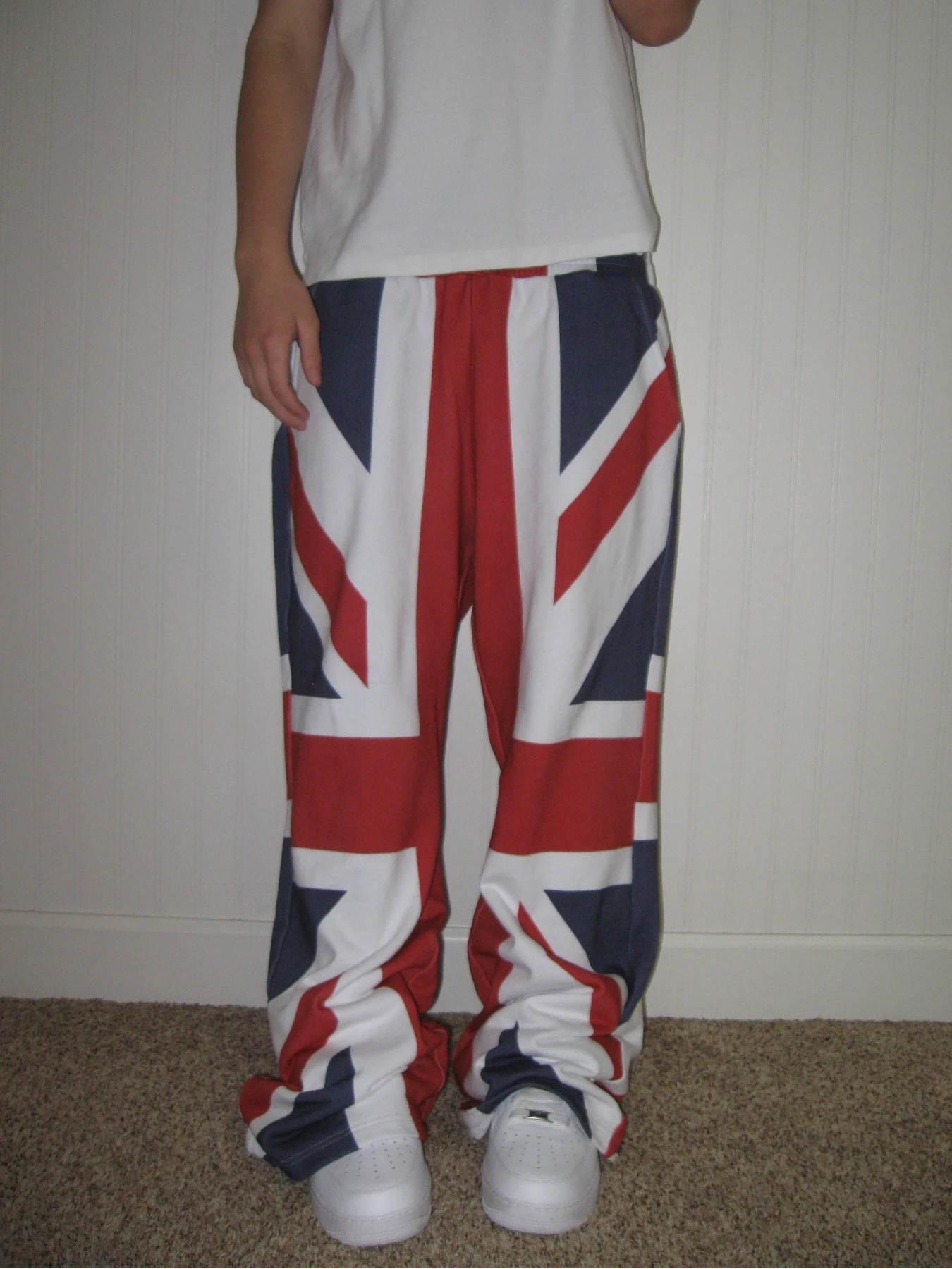 2025 جديد شارع الهيب هوب مطبوعة الربط عارضة السراويل المستقيمة فضفاضة ومتعددة الاستخدامات