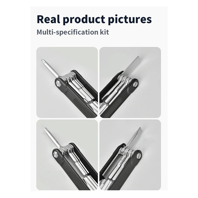 Compact 10-In-1 Foldable Wrench Set For Home Repair & Photography Equipment Assembly