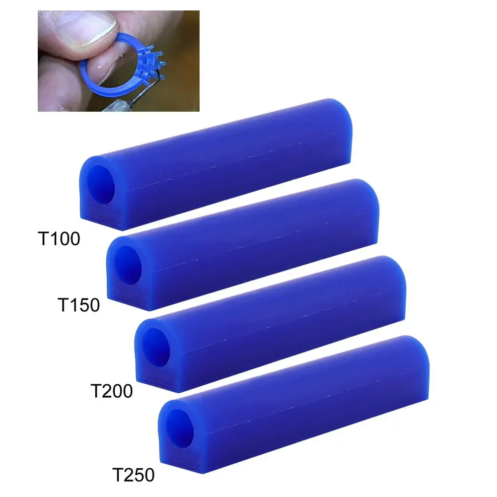 Yasumai Carving Wax Ring Tube Green Blue Round Tubes Wax With Hole For Ring,Hard Modeling Wax For Jewelry Casting Mold Kit