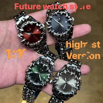 שעון רטרו בסגנון קלאו אלבאסטר, אירופאי ואמריקאי Y2K, שעון Alien Advanced Instagram עם אותו עיצוב מיוחד