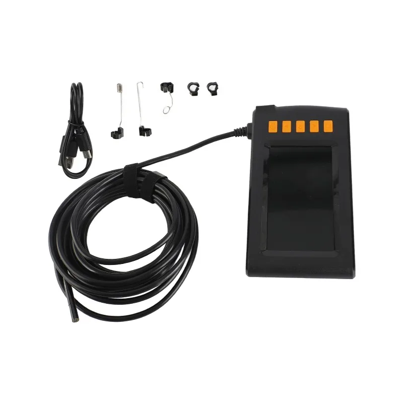 

Inspection Endoscope with 6 LED Lights - 1920x1080P HD Resolution, 5.5mm Slim Lens, IP67 Waterproof Borescope Tool for Pipeline