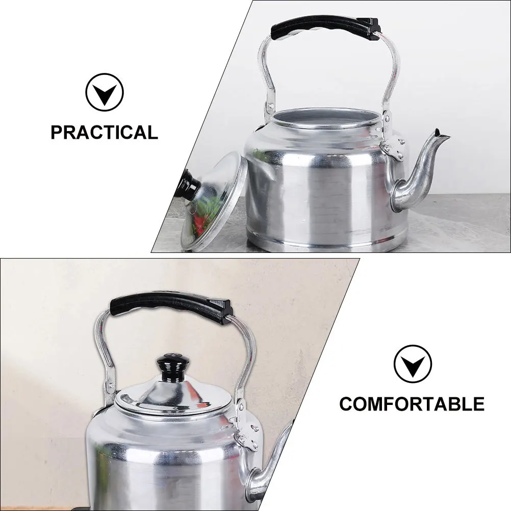 3L الألومنيوم براد شاي المنزلية المعادن إبريق الشاي مقاومة للحرارة ل طباخ التعريفي موقد غاز التخييم مكتب المنزل استخدام المحمولة #4
