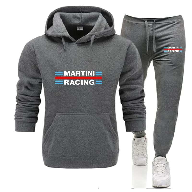 2025 neue Martini Racing Hoodie Anzug Herrenmode Hoodie Marke Hosen Casual Jogging Anzug Sport Tragen Sweatshirt Herbst Winter