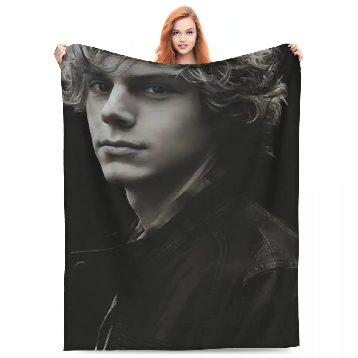 

Одеяло с рисунком Эвана Питерса, фланелевое одеяло для дивана, портативное одеяло для дивана, постельные принадлежности, уличные пледы, покрывало, одеяло