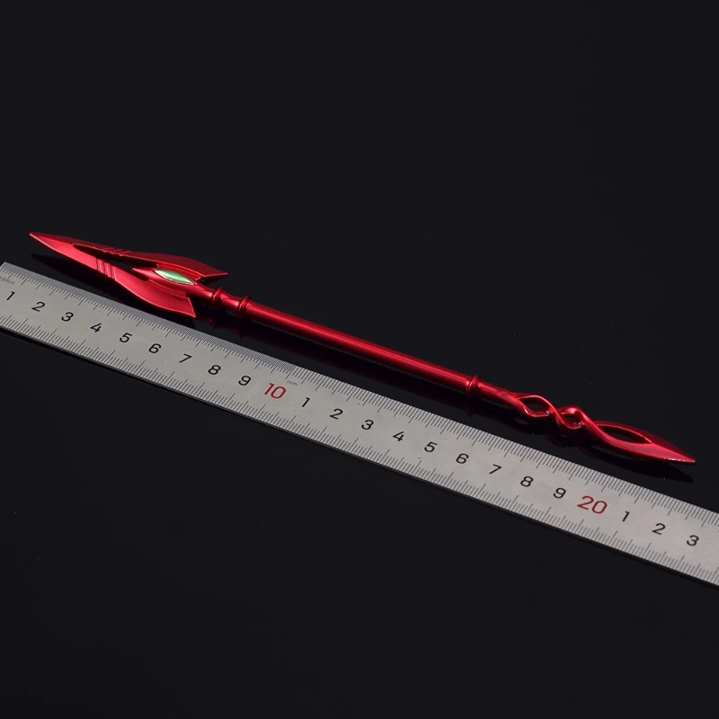 22 سنتيمتر/8.66in JP أنيمي الطرفية الرمح من لونغينو كاتانا سلاح لحمي نموذج Asuka Evangelion سيف ساموراي سطح المكتب لعبة مزخرفة #5