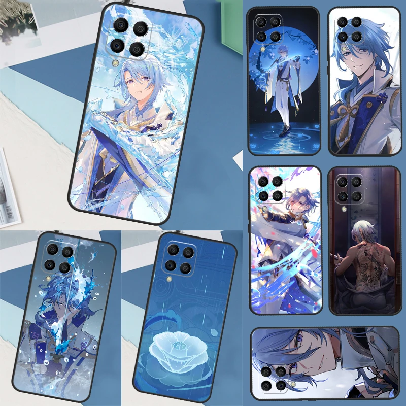 Kamisato Ayato Genshin Impact Phone Case For Samsung Galaxy M13 M23 M33 M53 M11 M21 M31 M51 M14 M54 M30s M20 M12 M32 M52