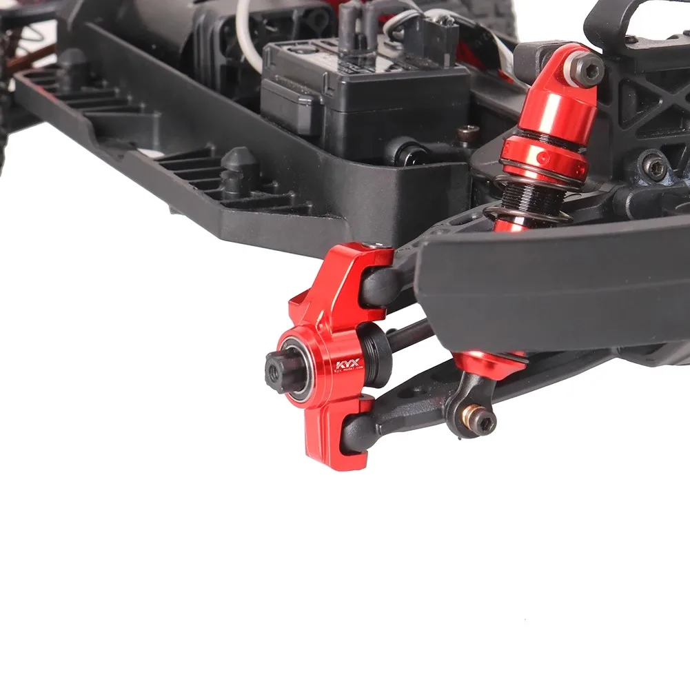 KYX RC نموذج سيارة Arrma Mojave 1/14 كوب توجيه صغير من سبائك الألومنيوم كوب توجيه أمامي