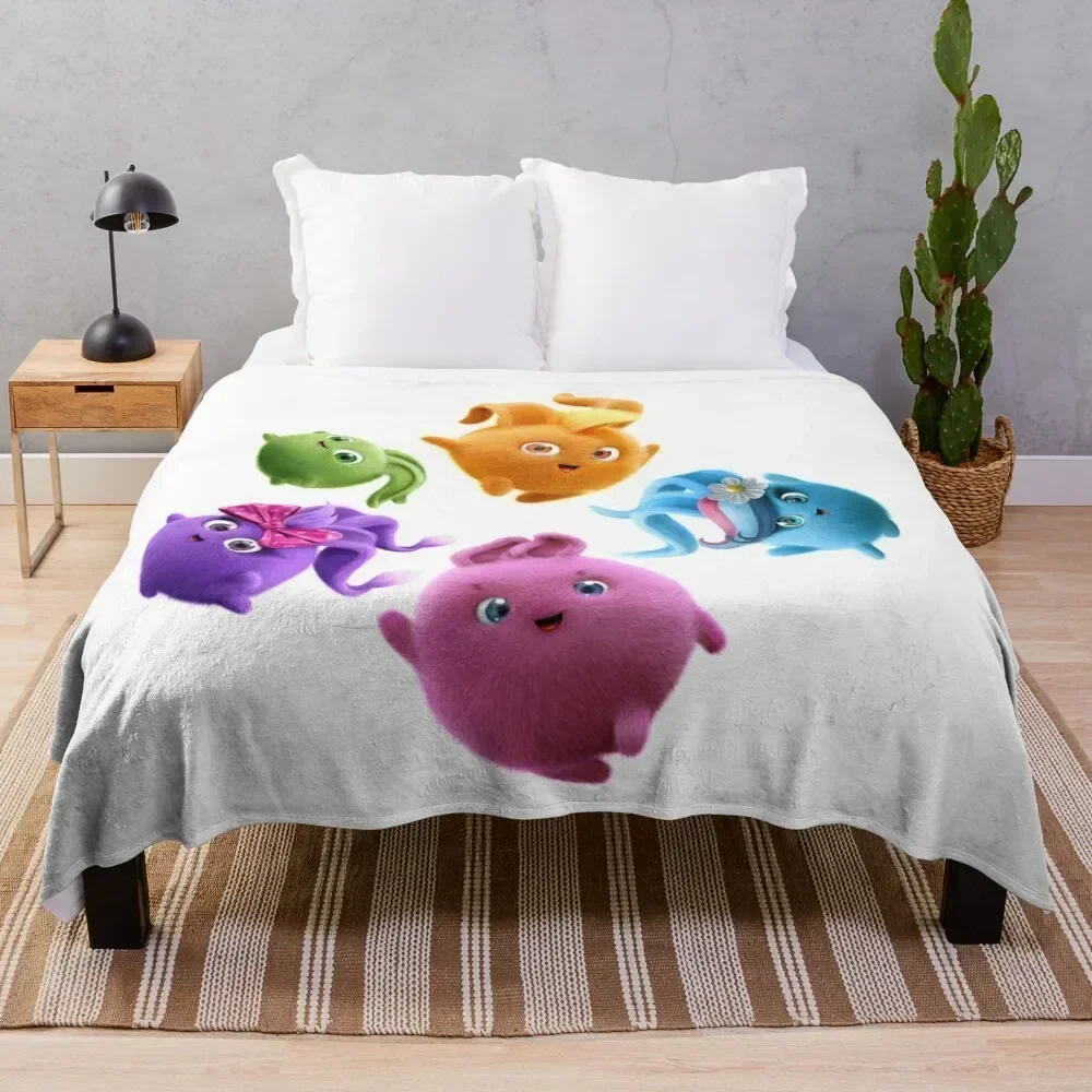 

Sunny Bunnies - All Together Now Throw Blanket Cozy Napping Blanket Gift for Mom Dad