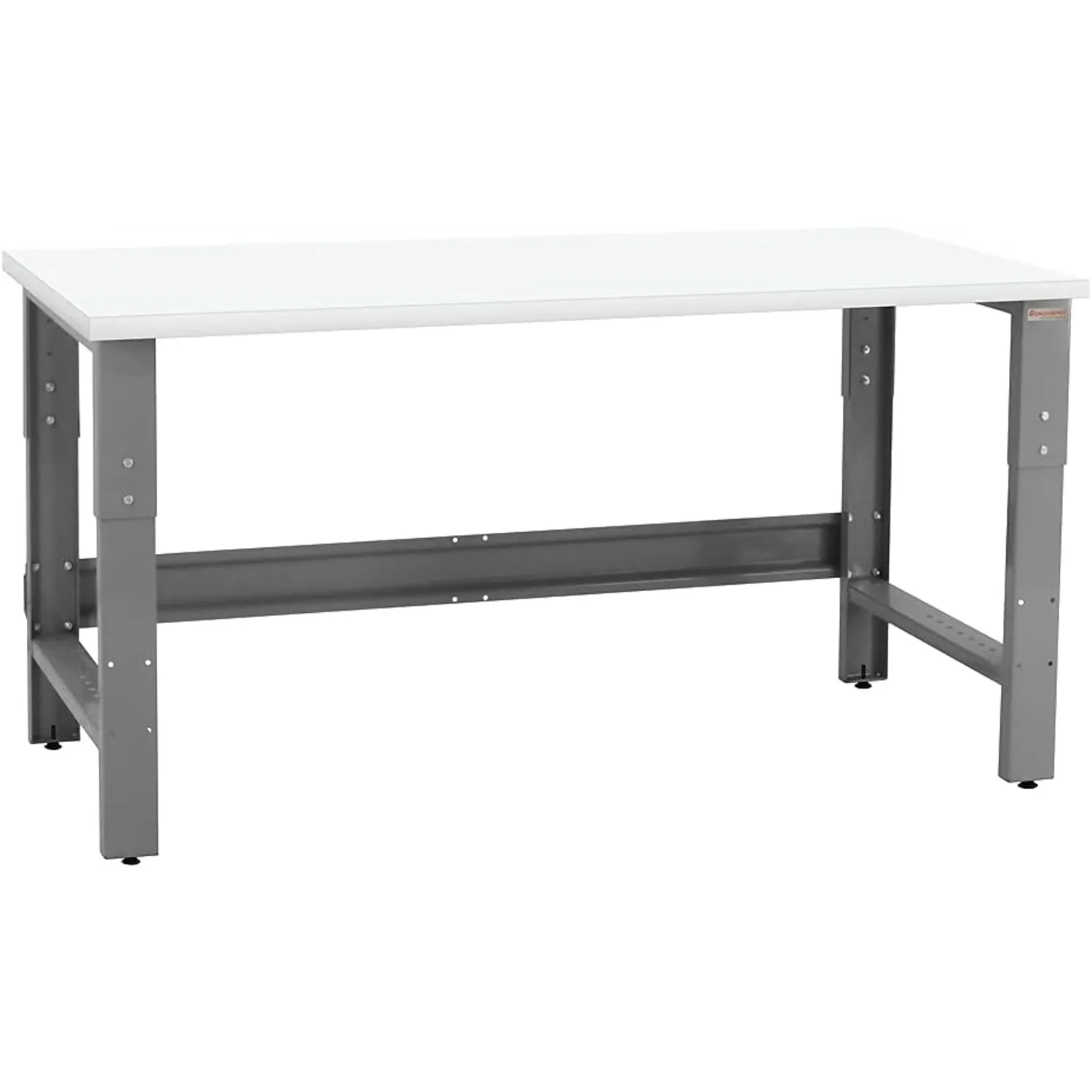 Table & Workbench: 1 Thick Laminate Top, Height Adjustable Bench - 30 D x 48 L x 30 - 36 H - by BenchPro