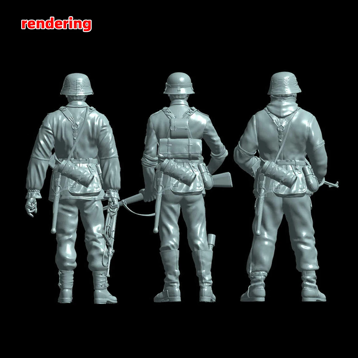 1/35 1/48 1/72 Miniatur-Modellbausatz Soldatenfiguren Diorama, Harz-Germanische Armee Soldaten Militär-Miniaturfiguren – Detail 3