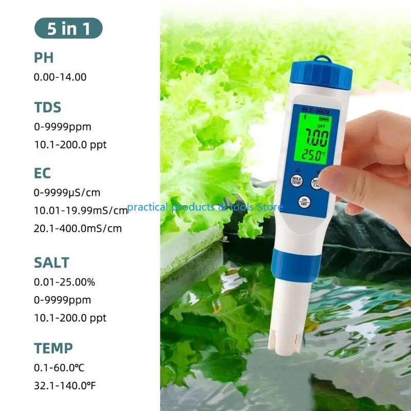 

77JB Portable Pen 5 в 1 EC SALINITIO