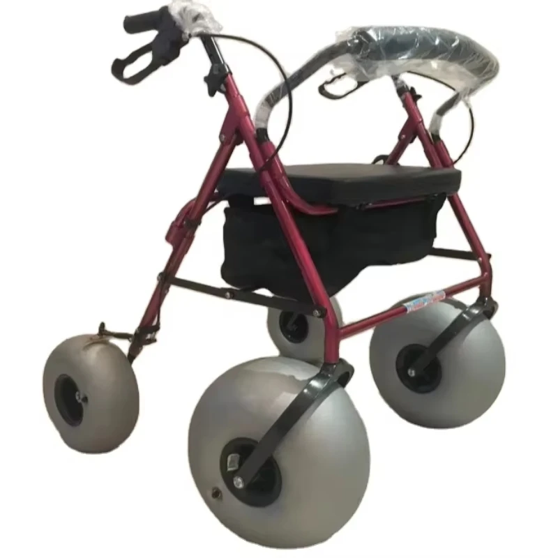 Beach walkers are here, and they work well on grass-stone paths on almost any surface, making beach walks a breeze