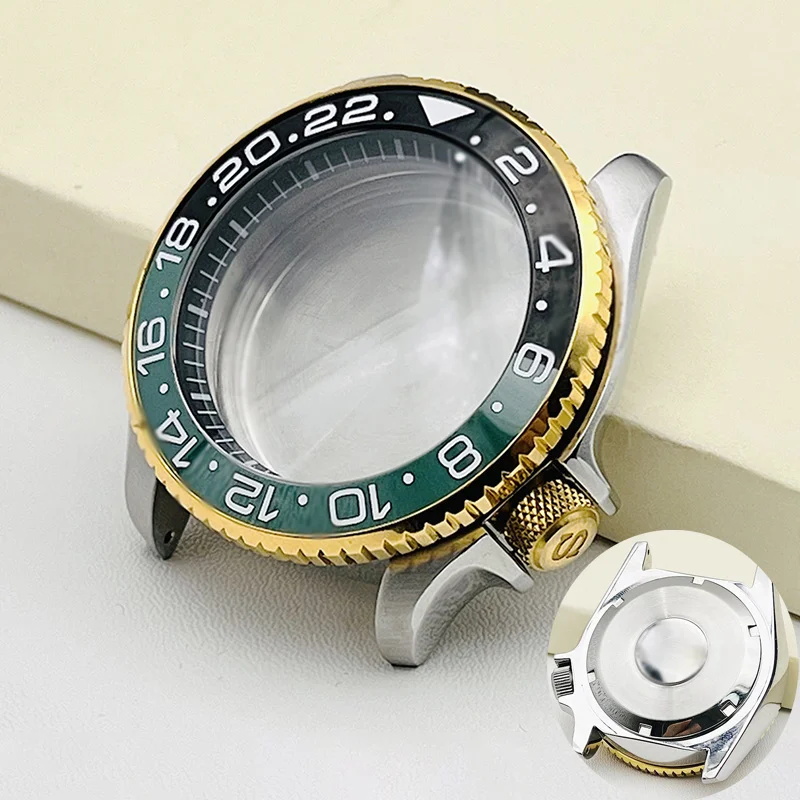 

Mod Dome Sapphire Glass Watch Cases NH35 Case fit for NH35 NH36 4R Movement Ceramic Bezel Ring Seiko SKX007 SRPD Replace Case