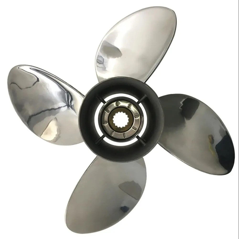 

Captain Stainless Steel Propeller 14.25x17 Fit Mercury Outboard Engines 90CT-400HP 4.75" Gearcase 15 Tooth RH LH