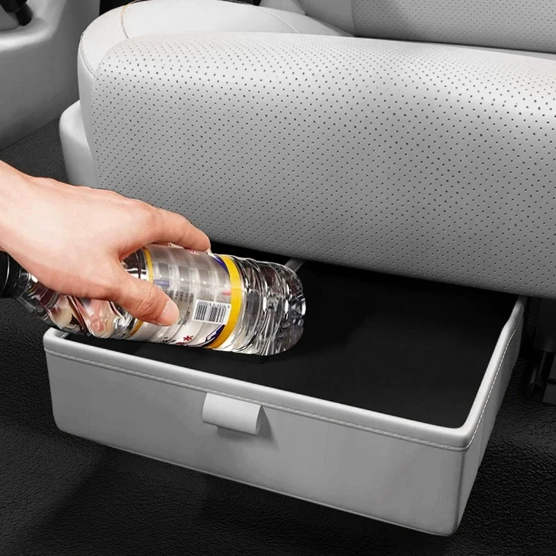 For Li Lixiang L9 L8 2024 2023 2022 Car Second Row Under Seat Storage Box Glove Bag Interior Decoration Styling Accessories