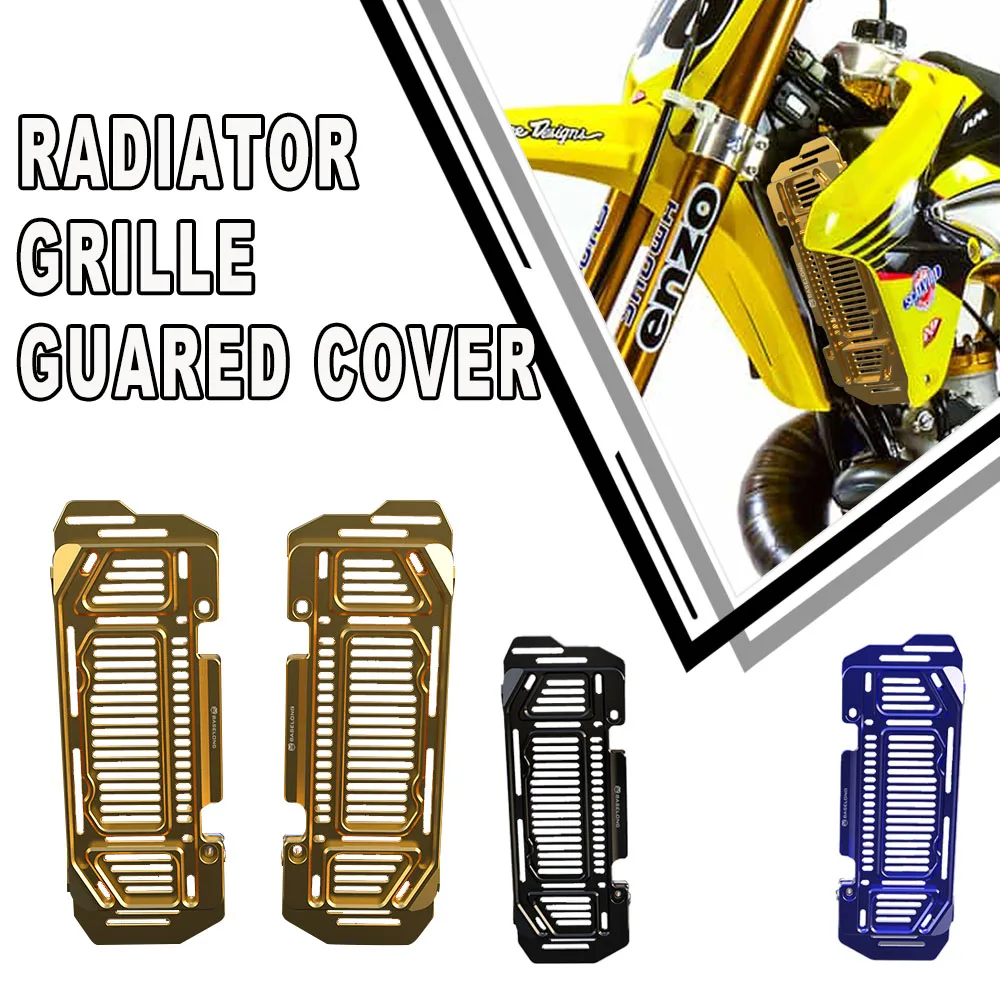 

RM250 RM125 For Suzuki RM 250 1996-2006 RM 125 2001-2008 2007 Motorcycle Radiator Grille Grill Guard Cover Protector