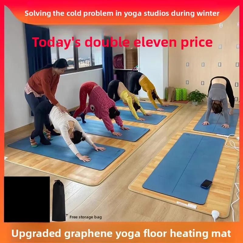 

Korean Carbon Crystal Electric Heating Yoga Mat Graphene Floor Warming Pad for Home Therapy