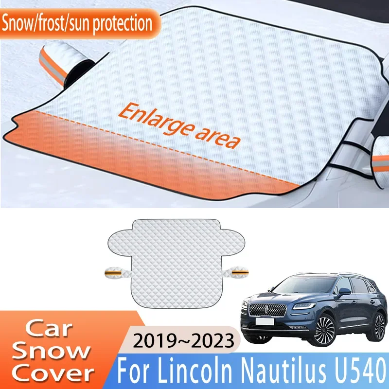 

Car Accessories For Lincoln Nautilus U540 2019~2023 Front Windscreen Snow Cover Ice Frost Sun Protector Waterproof Auto Parts