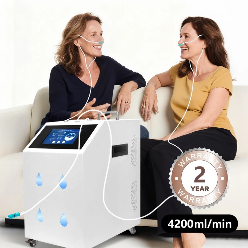 

4200ml Hydrogen Water and Browns Gas Generator 2800ml H2 + 1400ml O2 Hydrogen Generator Medical Hydrogen Inhalation Machine