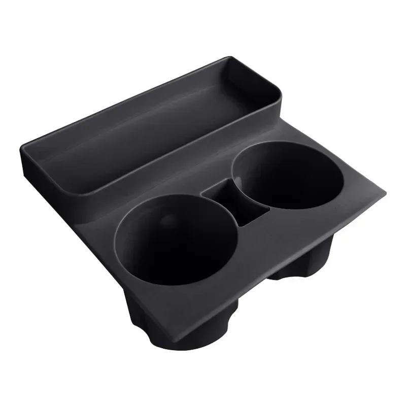 Cup Holder Storage Box For Tesla Model 3 Model Y 2023 Central Control Cup Stopper New One-piece Silicone Coaster Car Accessories