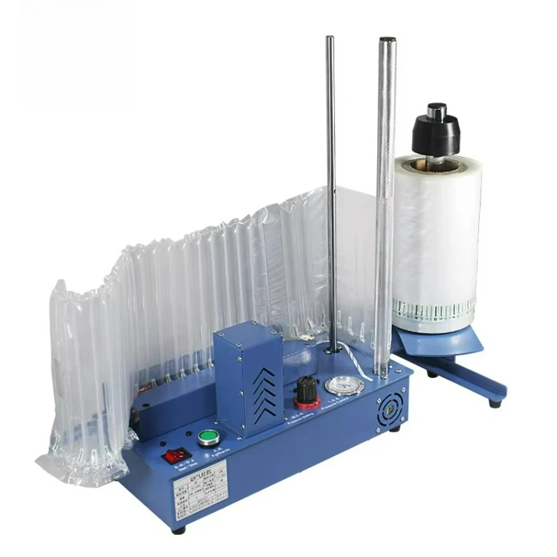 آلة تعبئة لفائف أكياس عمود الهواء عالية السرعة وفعالة من حيث التكلفة آلة نفخ لفة عمود الهواء بسهولة