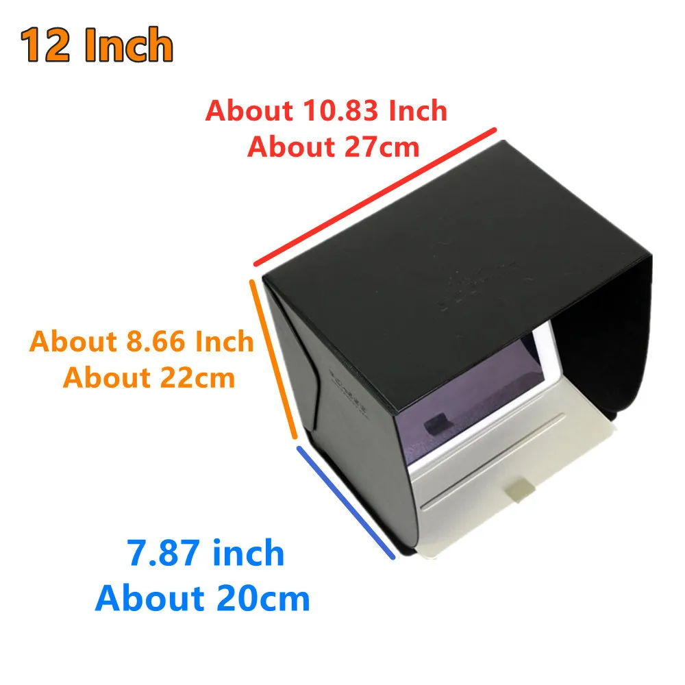 12 14 15 17 inch Notebook Screen Hood Sun Hood for iPad Lenovo Macbook Tablet Pad Surface Galaxy Tab Sunhood