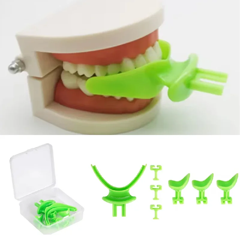 7Pcs/set dentist Centric Impression Trays Bite Registration Denture Repair Occlusal Record Articulator Facebow Implantology