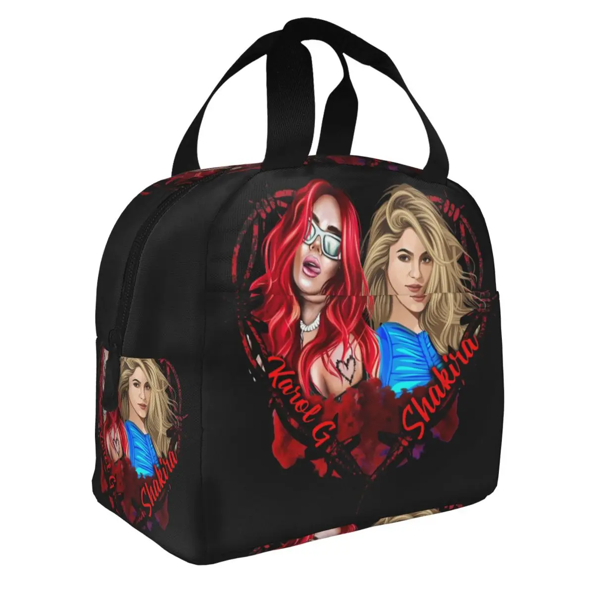 Custom Manana Sera Bonito Colombian Music Singer Karol G Portable Lunch Box Waterproof Thermal Cooler Food Insulated Lunch Bag