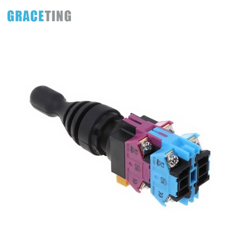 Cross Switch Joystick Switch Momentary 2/4 positions 2/4NO self Latching Spring Return Wobble Stick 22mm Monolever Rocker HKL-FW
