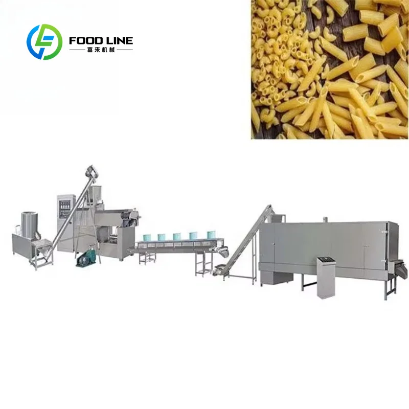 Industrial Automatic Pasta Processing Machinery, Custom Fully Automatic Macaroni Production Line for Factory Use