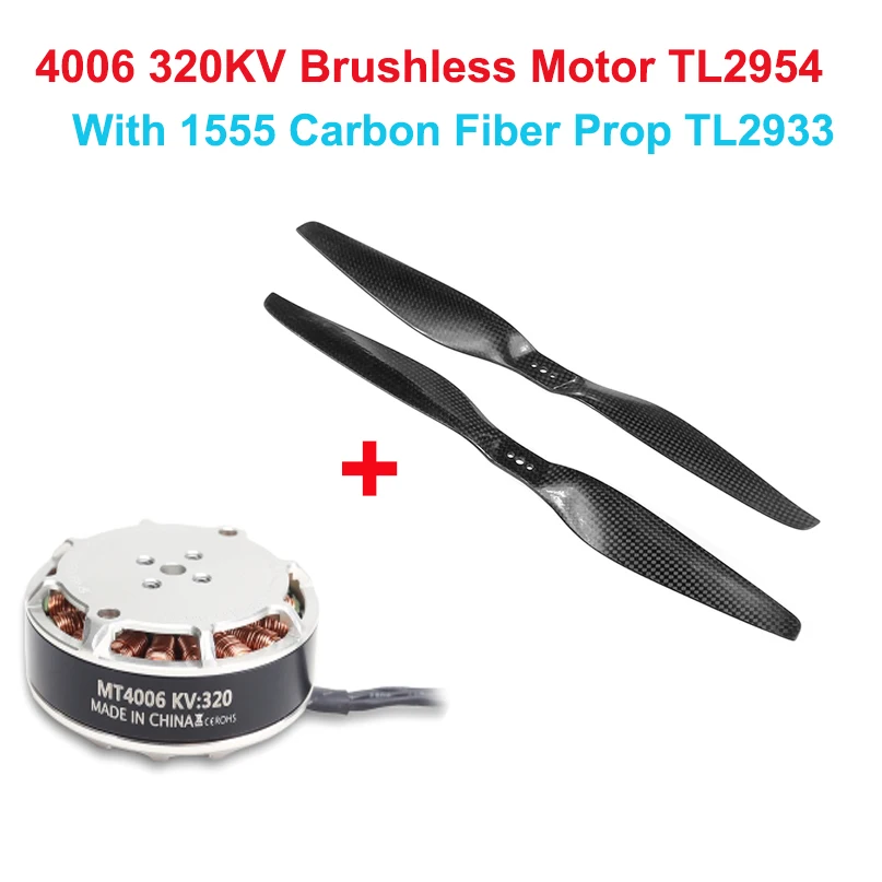 

Бесщеточный двигатель 4006 320KV 620KV TL2954 TL68P02 для мультикоптеров и радиоуправляемых самолетов DIY + пропеллеры 1355 1455 1552 1555 1655 CW CCW