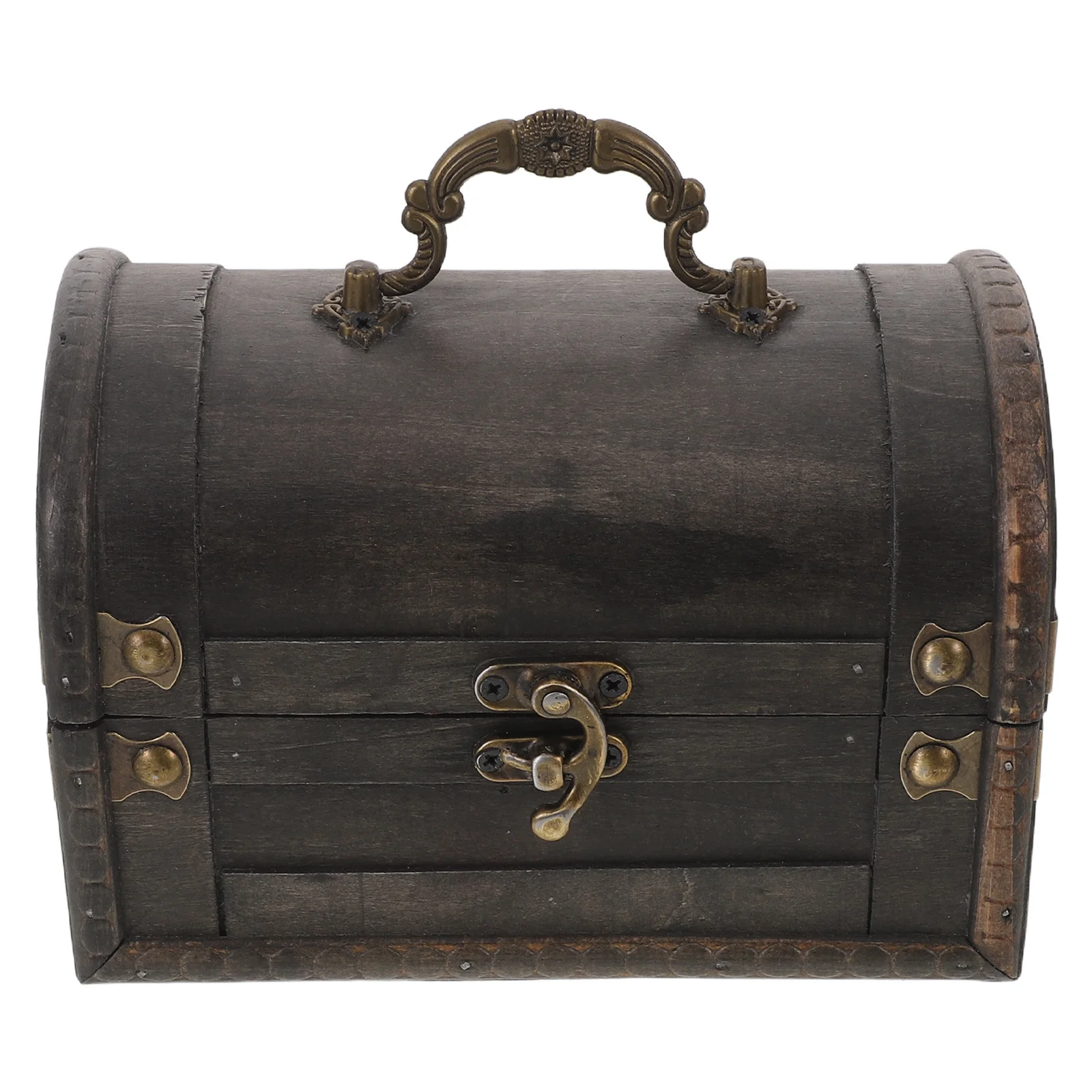 

Vintage Jewelry Box Wooden Keepsake Chest Small Trinket Organizer Ring Container Case Decorative Storage Lipstick